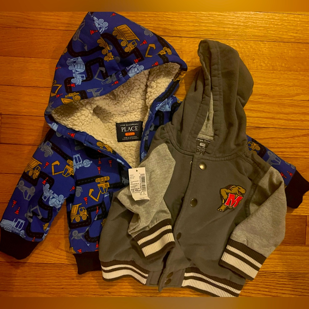2 Jackets 12-18 months